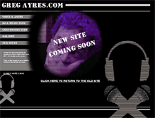 Tablet Screenshot of gregayres.com